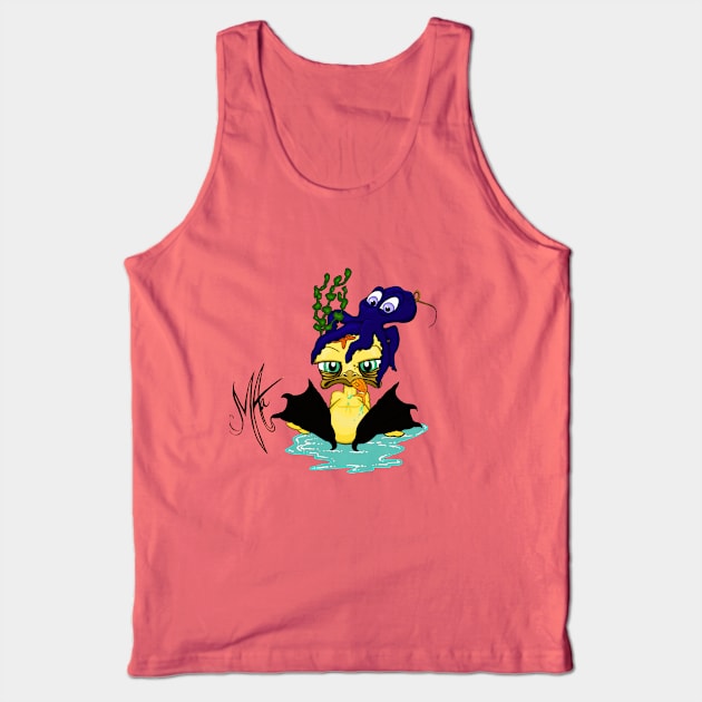 Grumpy Chicken Diver Tank Top by Grumpy Chicken